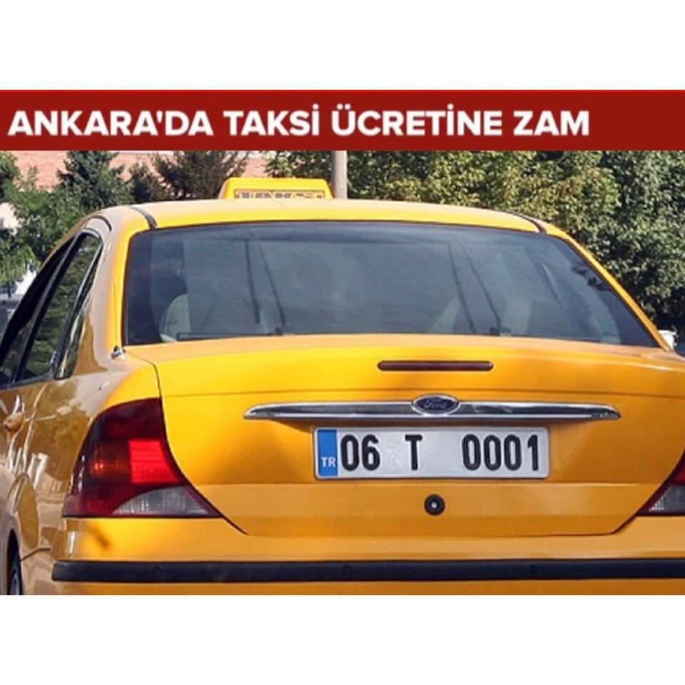 Ankara’da Taksi Tarifelerine Zam