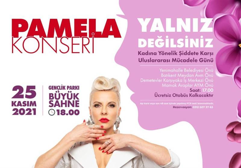 Gençlik Parkında Pamela Konseri