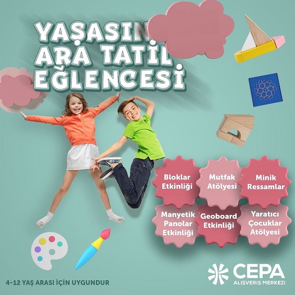 Cepa Avm Ara Tatil Çocuk Etkinlikleri