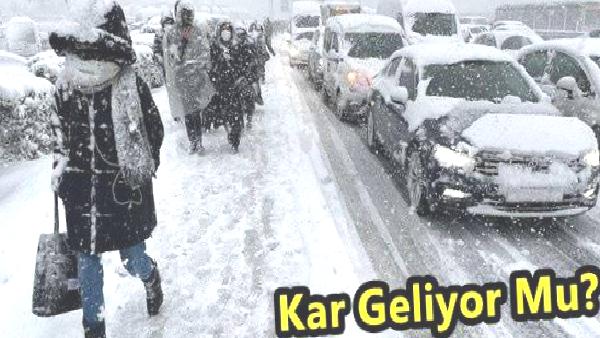 Kar Geliyor Mu? Meteoroloji Tarih Verdi?