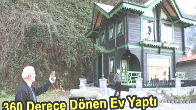 Rizeli Girişimci 360 Derece Dönen Ev Yaptı