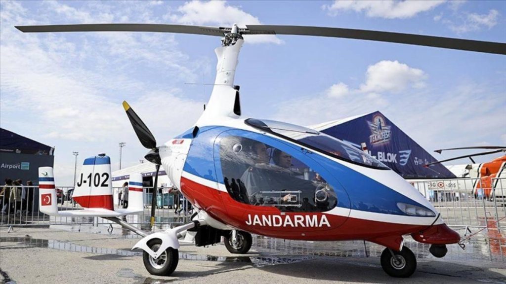 Filoya yeni katılan ‘Cayrokopter’, Jandarmanın havadaki gözü olacak