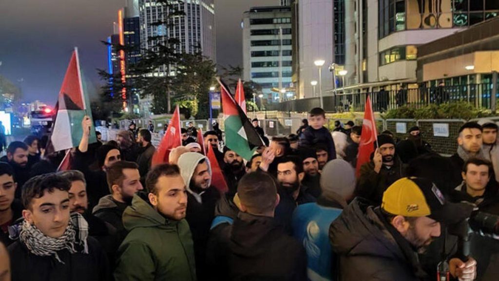 İstanbul ve Ankara’da İsrail protestoları