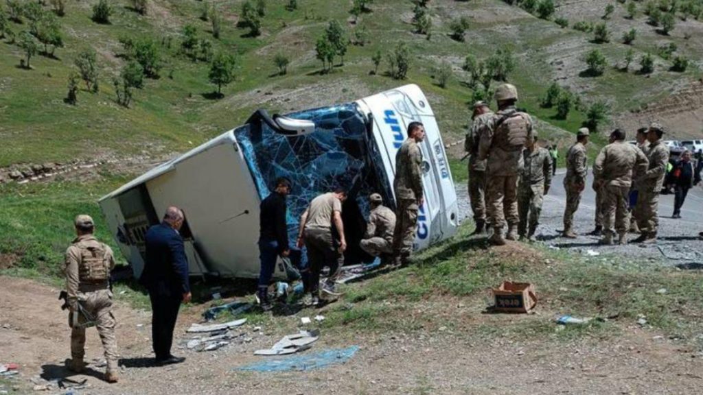 Şırnak’ta kaza: 2 asker şehit, 44 asker yaralı