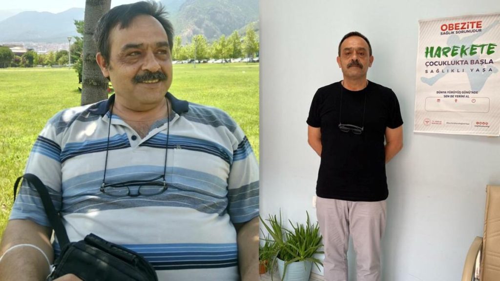 Denizli’de diyet yaparak 27 kilo zayıfladı