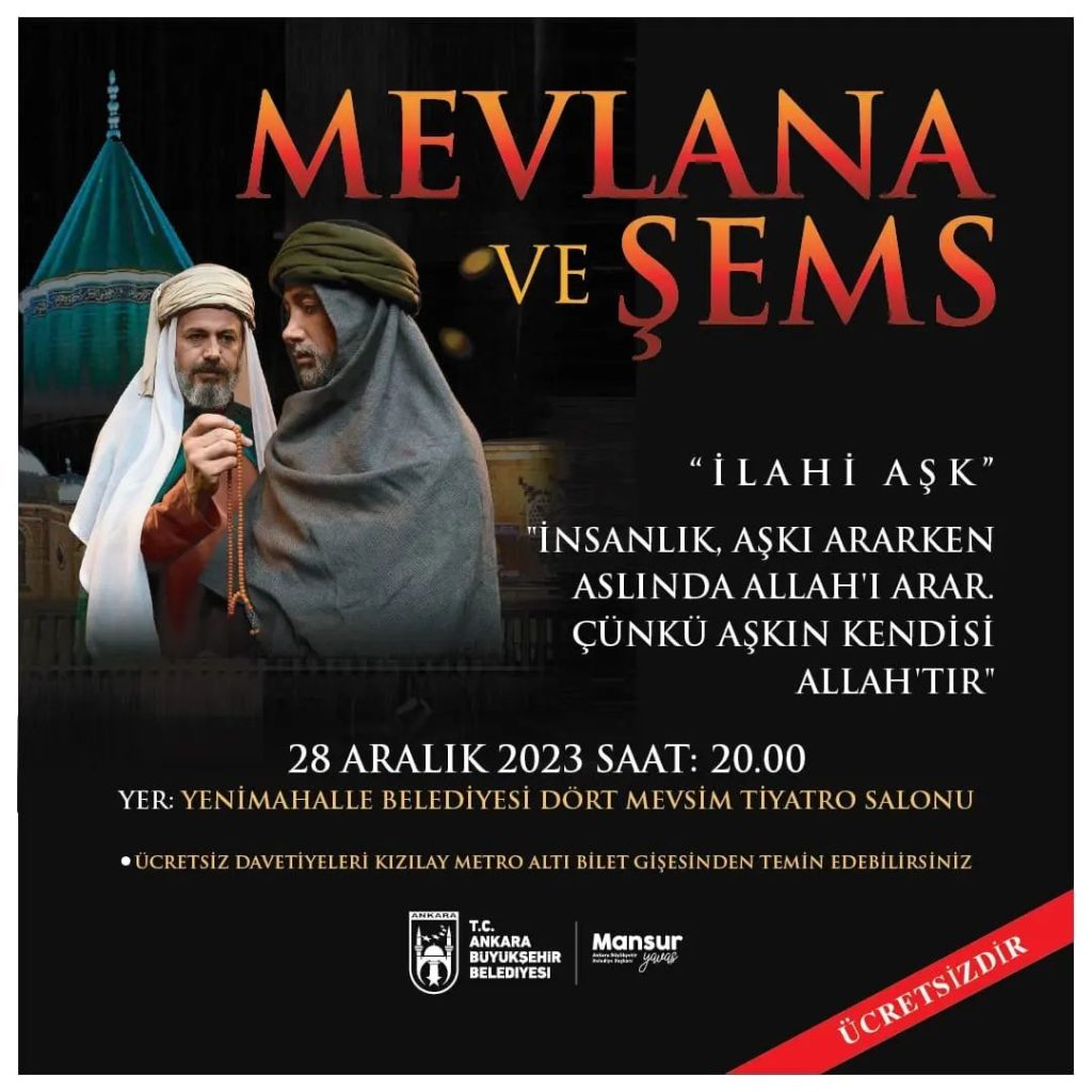 MEVLÂNA ve ŞEMS “İlahî Aşk”