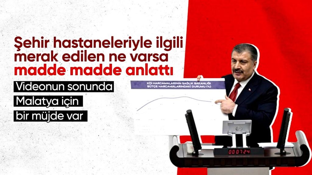 Sağlık Bakanı Koca’dan Hatay, Kahramanmaraş ve Malatya’ya şehir hastanesi müjdesi